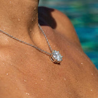 Thumbnail for Moissanite Solitaire Necklace, view 9