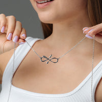 Thumbnail for Custom Name Necklace – Personalized Jewelry Gift for Mom, Girlfriend & Grandmother - Necklaces for Girlfriend - Necklaces for Moms - Personalized Necklace Necklace Brother & Sisters