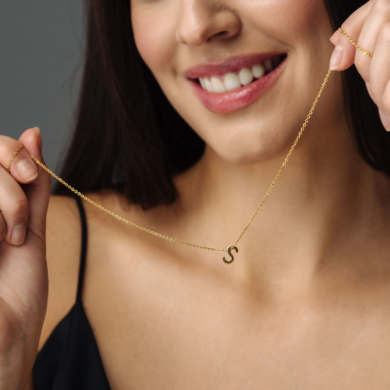 Gold Necklace for a Woman - Iconic Initial Necklace - Woman Necklace - Letter Necklace - Silver Necklace Necklace Brother & Sisters