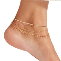 Thumbnail for Surf Anklet - Ankle Bracelet - Anklet for Women - Gold Leg Bracelet Anklet Brother & Sisters