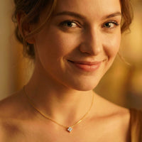 Thumbnail for Crystal Flower Necklace