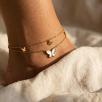 Thumbnail for Butterfly Pearl Anklet
