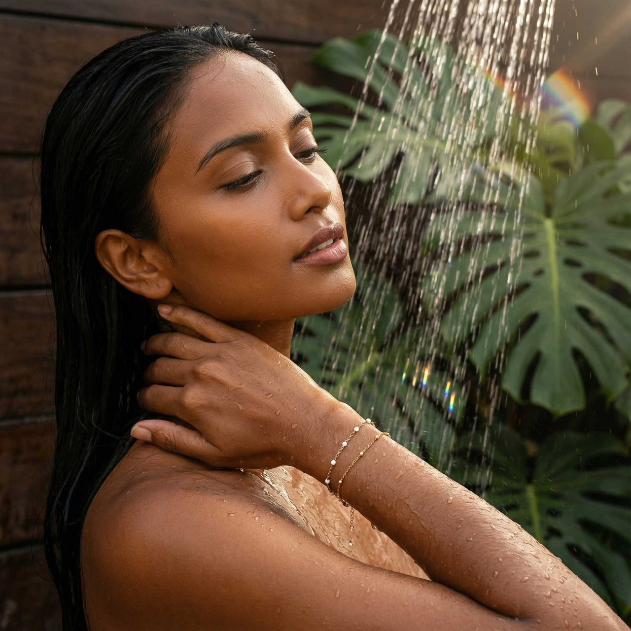 Double White Bracelet