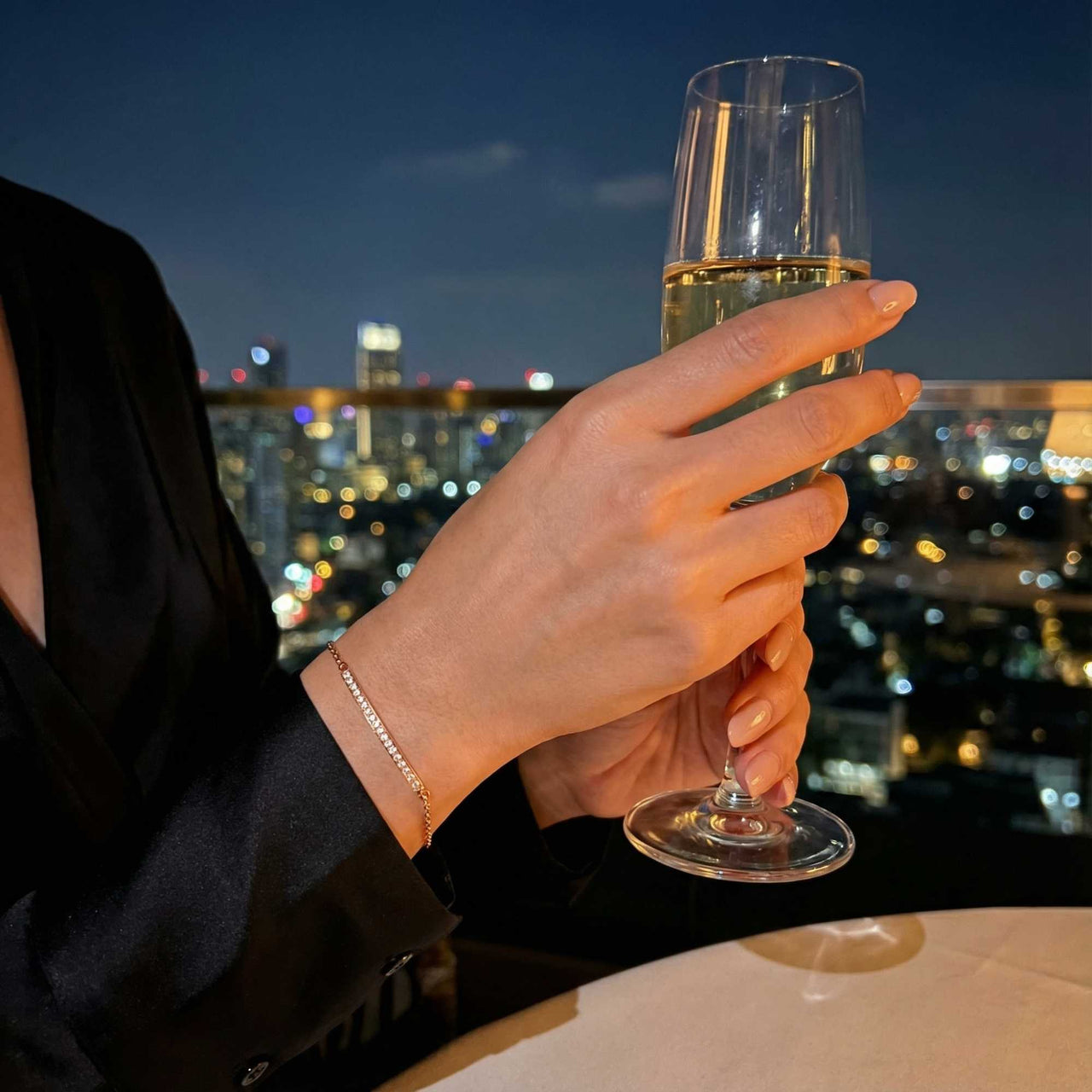 Bangle with Austrian Crystals