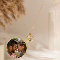 Thumbnail for Hearts Photo Necklace