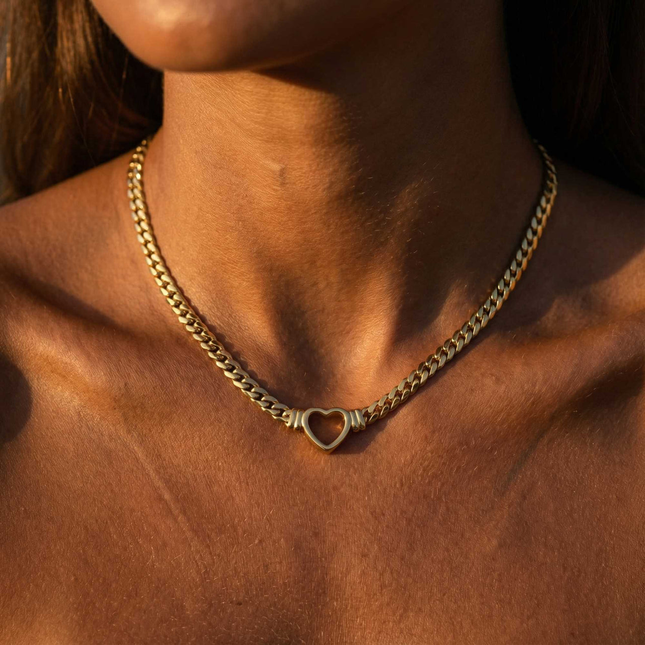 Vali Heart Choker Necklace