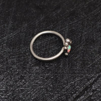 Thumbnail for Citrine Nose Ring - Titanium Nose Jewelry - Gold Nose Ring - Nose Piercing Jewelry Nose Ring Brother & Sisters