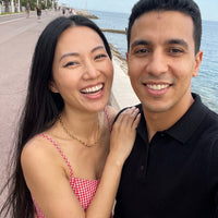 Thumbnail for Chunky chain necklace — worn by a couple, gold | SKU: lachaine