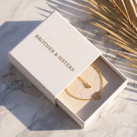Thumbnail for Diamond shape bracelet — in the gift box, gold | SKU: 11662607-gold