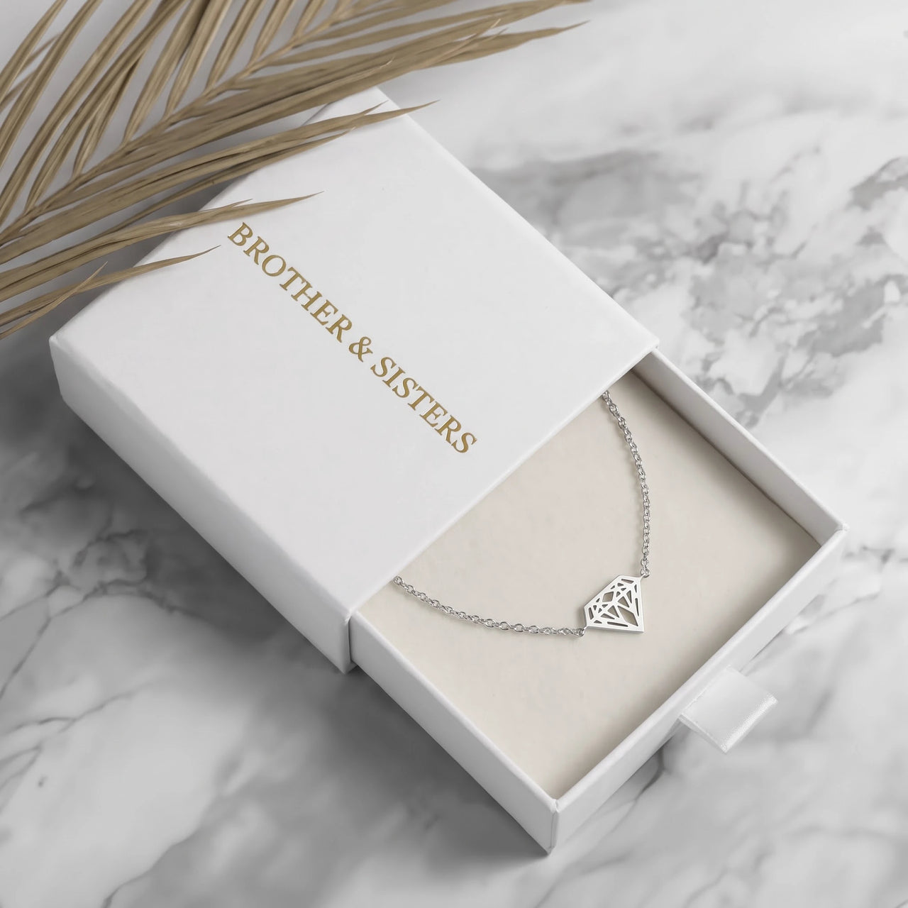 Stacking bracelets — in the gift box, silver | SKU: 11662607-white-gold
