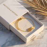 Thumbnail for Pineapple bracelet — in the gift box, gold | SKU: 9178613-gold
