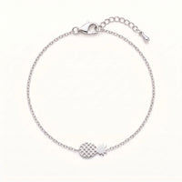 Thumbnail for Waterproof bracelet — product photo on a white background, silver | SKU: 9178613-white-gold