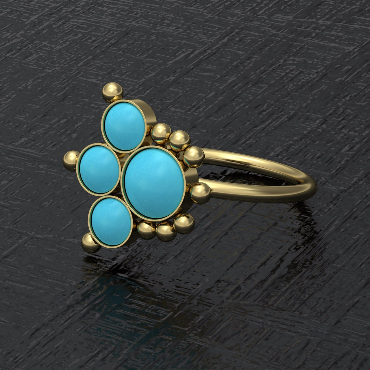 Meteor Nose Ring - Titanium Nose Jewelry - Gold Nose Ring - Nose Piercing Jewelry Nose Ring Brother & Sisters