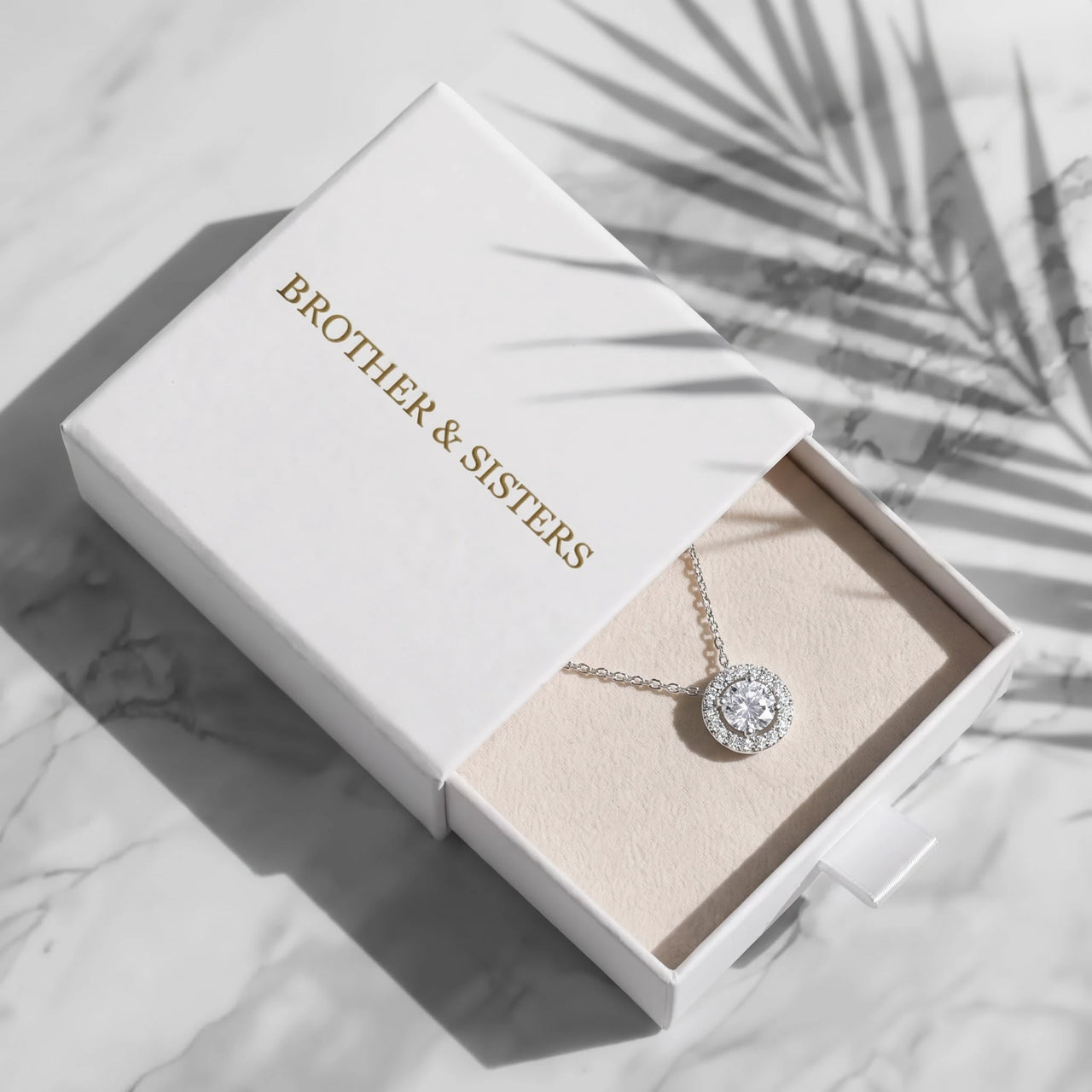 Halo necklace — in the gift box, silver | SKU: 33136351
