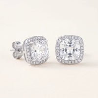 Thumbnail for Bridal earrings — product photo on a white background, silver | SKU: 505185-white