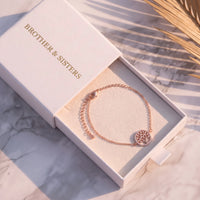 Thumbnail for Tree of life bracelet — in the gift box, rose gold | SKU: 18963309-rose-gold